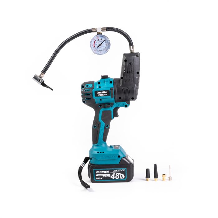 Акумуляторний багатофункціональний набір Makita 7в1 DF500DWE (48V, 6Ah) Мультитул Макіта з кейсом та 2 АКБ