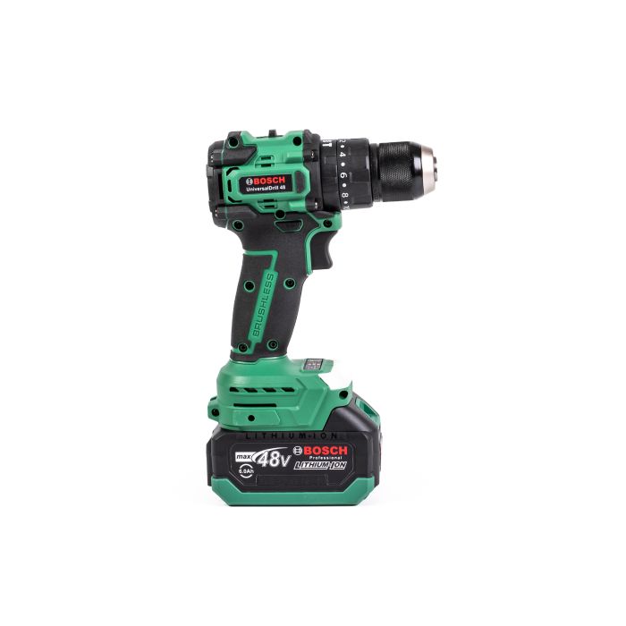 Безщітковий акумуляторний набір Bosch 6в1 (Гайковерт, Шуруповерт, Перфоратор, Секатор, Пила, УШМ) Бош 4 АКБ(48V) та насадки
