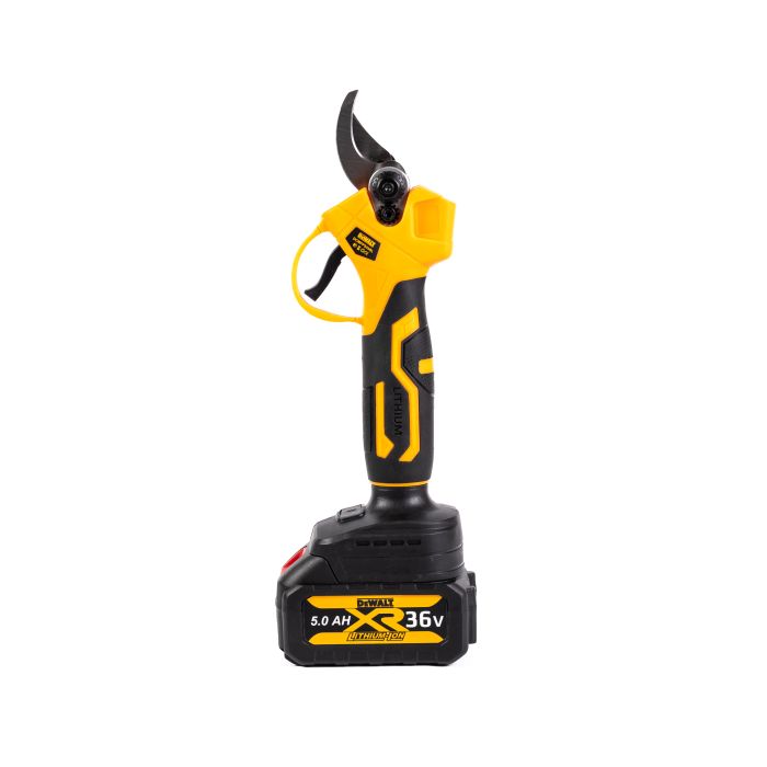Секатор акумуляторний безщітковий DeWalt DCMPPS55BL (36V, 5AH) Ножиці садові Деволт 30 мм з 2 АКБ у кейсі