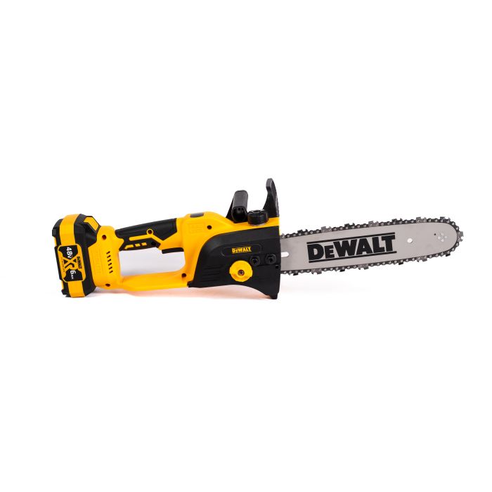 Ланцюгова акумуляторна пила DeWalt DCM589X2 (48V, 6Ah) Пила Деволт 30см безщіткова + 2 АКБ в наборі