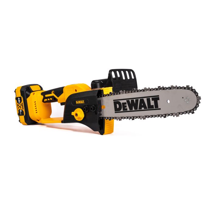Ланцюгова акумуляторна пила DeWalt DCM589X2 (48V, 6Ah) Пила Деволт 30см безщіткова + 2 АКБ в наборі