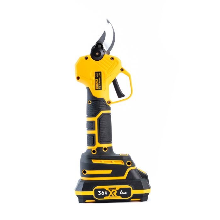 Бесщеточный аккумуляторный секатор DeWalt DCMPP580P2 (36V, 6AH) Садовый АКБ секатор Девольт с резом 30 мм