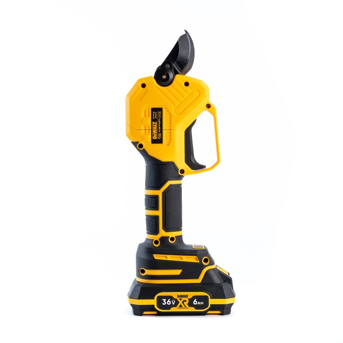 Безщітковий акумуляторний секатор DeWalt DCMPP590P2 (36V, 6AH) Садовий АКБ секатор Девольт із різом 35 мм