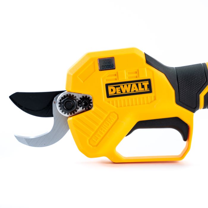 Безщітковий акумуляторний секатор DeWalt DCMPP590P2 (36V, 6AH) Садовий АКБ секатор Девольт із різом 35 мм