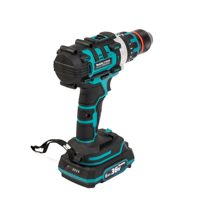Ударний акумуляторний шуруповерт Makita DTW 488 (36V, 6Ah) Безщітковий шуруповерт Макіта з патроном 13мм та набором насадок