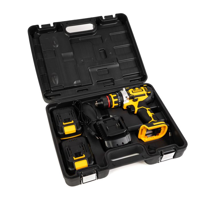 Акумуляторний шуруповерт DeWalt DCD996P2 (36V, 6Ah) Ударний шуруповерт безщітковий Деволт 13мм з набором інструменту