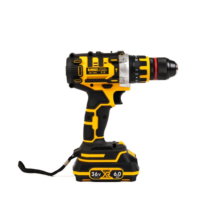 Акумуляторний шуруповерт DeWalt DCD996P2 (36V, 6Ah) Ударний шуруповерт безщітковий Деволт 13мм з набором інструменту