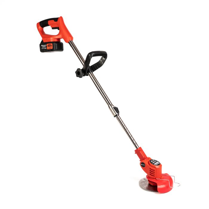 Акумуляторна садова коса Husqvarna T30-P4A KIT2 (48V, 5Ah) Тример Хускварна з 2 АКБ та телескопічною штангою 102см
