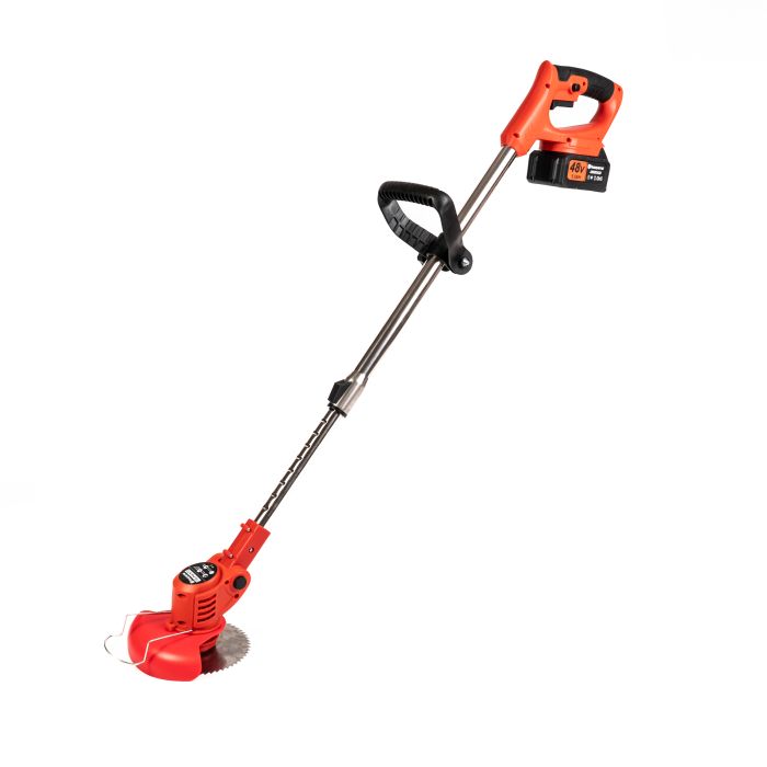 Акумуляторна садова коса Husqvarna T30-P4A KIT2 (48V, 5Ah) Тример Хускварна з 2 АКБ та телескопічною штангою 102см