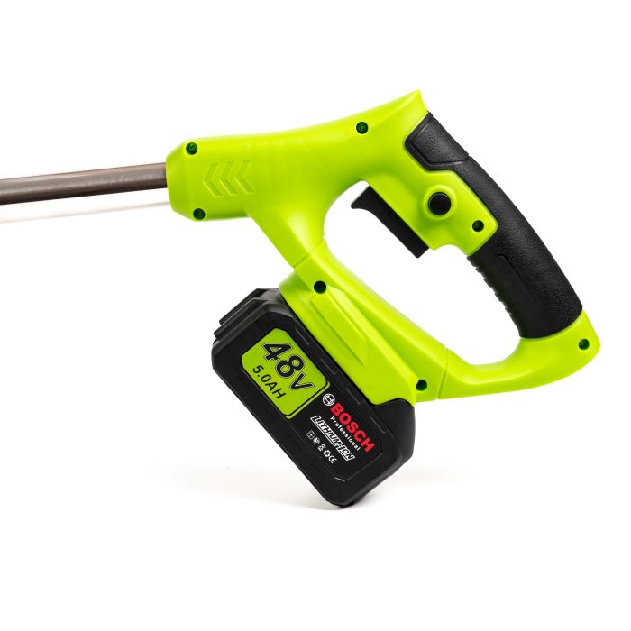 Акумуляторна коса Bosch EasyGrassCut 48V-150LE (48V, 5Ah) Тример Бош садовий + телескопічна штанга 102см та 2 АКБ