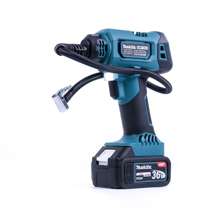 Автомобильный компрессор Makita DMP185Z (36V, 6Ah) Бесщеточный аккумуляторный компрессор Макита для авто 12V 