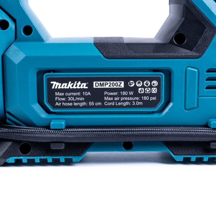 Автомобильный компрессор Makita DMP200Z (36V, 6Ah) Бесщеточный аккумуляторный компрессор Макита для авто 12V