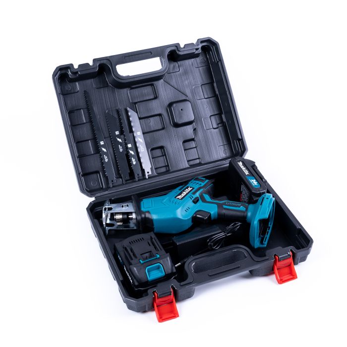 Аккумуляторная сабельная пила Makita JR-240 (24V, 5Ah) Ножовка Макита по дереву и металлу c 2 АКБ