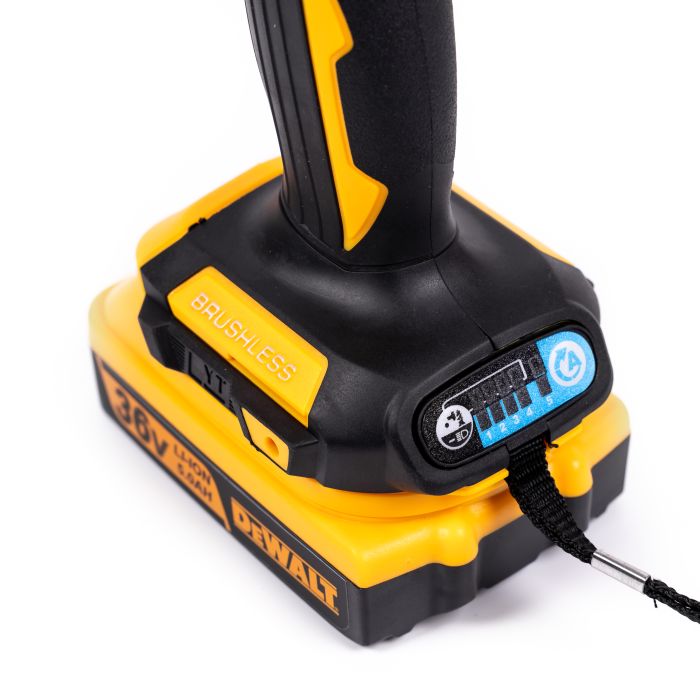 Акумуляторний гвинтоверт DeWalt DCF890NT (36V, 5Ah) Безщітковий АКБ гвинтоверт Деволт з регулюванням і підсвіткою