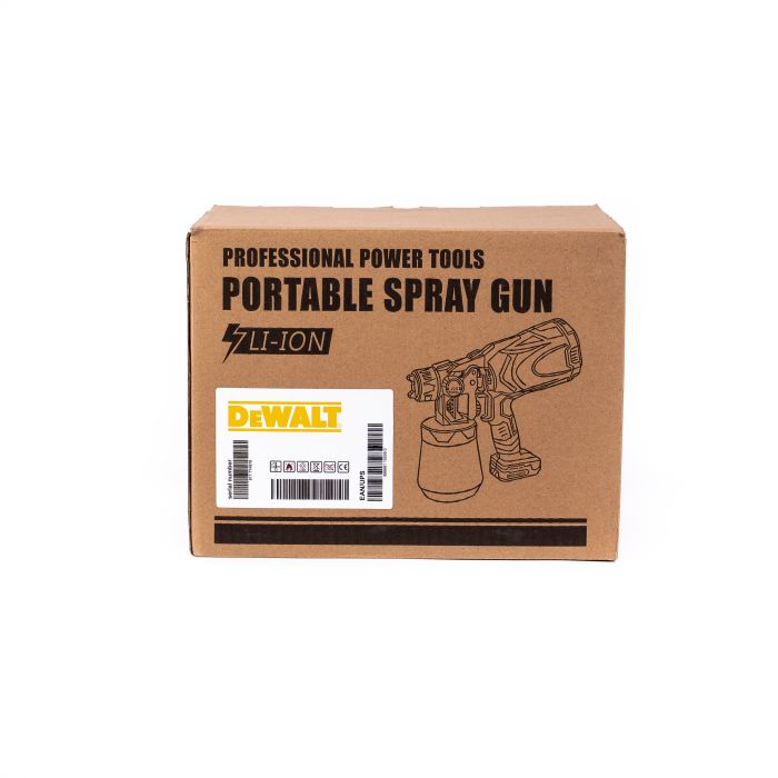 Краскопульт аккумуляторный DeWalt DCE550N 36V Пульверизатор Деволт с 2 АКБ, с регулировкой для покраски