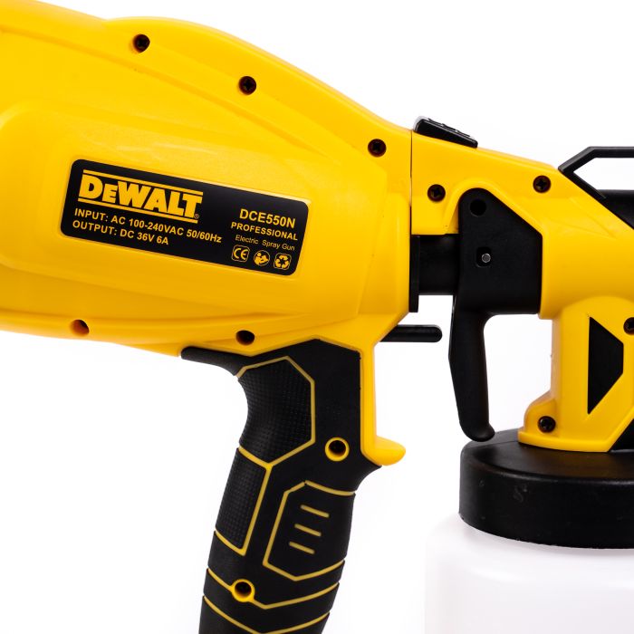 Краскопульт аккумуляторный DeWalt DCE550N 36V Пульверизатор Деволт с 2 АКБ, с регулировкой для покраски