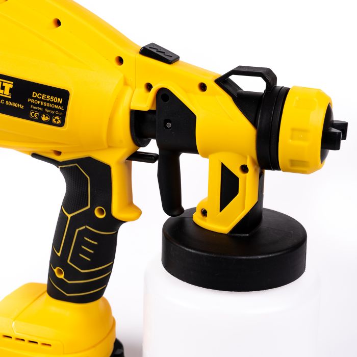 Краскопульт аккумуляторный DeWalt DCE550N 36V Пульверизатор Деволт с 2 АКБ, с регулировкой для покраски