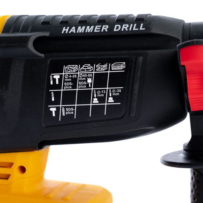 Безщітковий акумуляторний перфоратор DeWalt DCD900B (36V, 6 AH) Трирежимний перфоратор Деволт з 2 АКБ