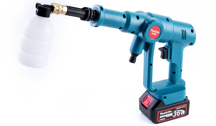 Безщіткова акумуляторна мийка Makita DHW160Z (36V, 6Ah,36 БАР) Портативна ручна АКБ мінімийка Макіта