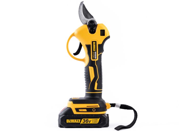 Секатор акумуляторний DeWalt DCMPPS69P2 (36V, 5Ah) Безщітковий АКБ секатор Девольт для гілок і кущів