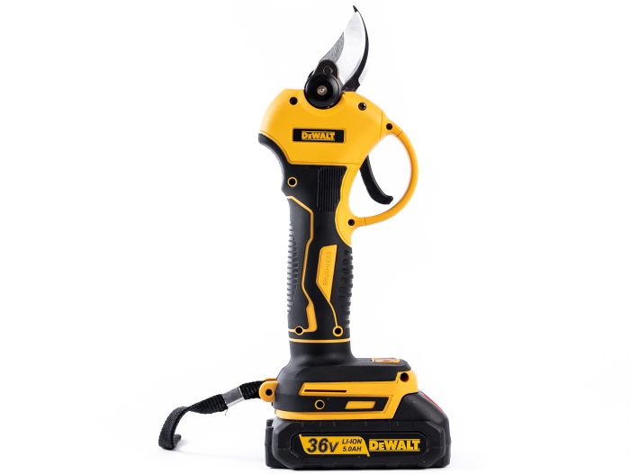Секатор акумуляторний DeWalt DCMPPS69P2 (36V, 5Ah) Безщітковий АКБ секатор Девольт для гілок і кущів