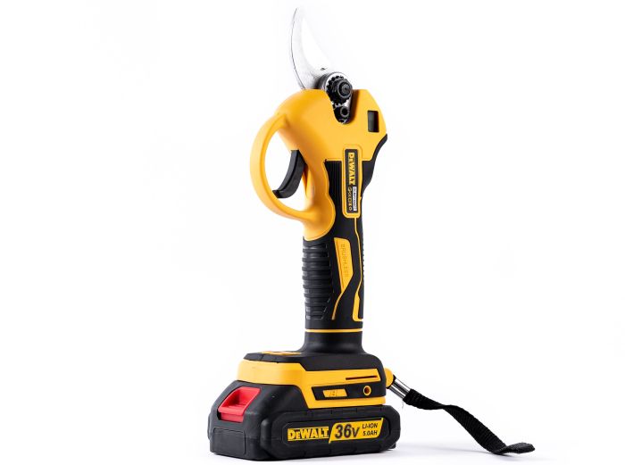 Секатор акумуляторний DeWalt DCMPPS69P2 (36V, 5Ah) Безщітковий АКБ секатор Девольт для гілок і кущів