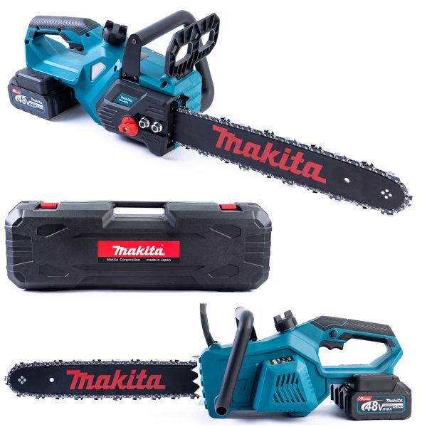 Безщіткова акумуляторна пила Makita DUC406Z (48V, 6 Ah) Макіта шина 40 см з безключовим натягуванням ланцюга