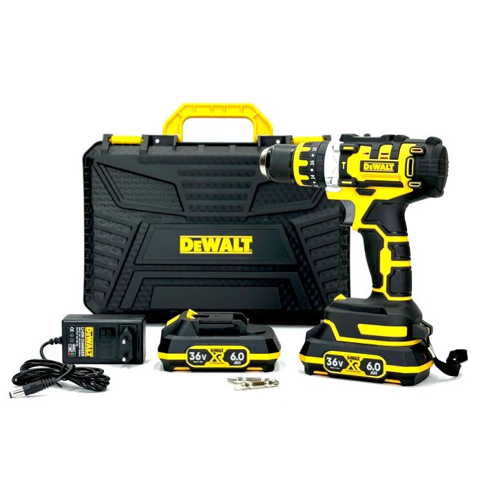 Аккумуляторный ударный дрель-шуруповерт DeWalt DCD996P1 (36V, 6AH) с металлическим патроном 10 мм Деволт