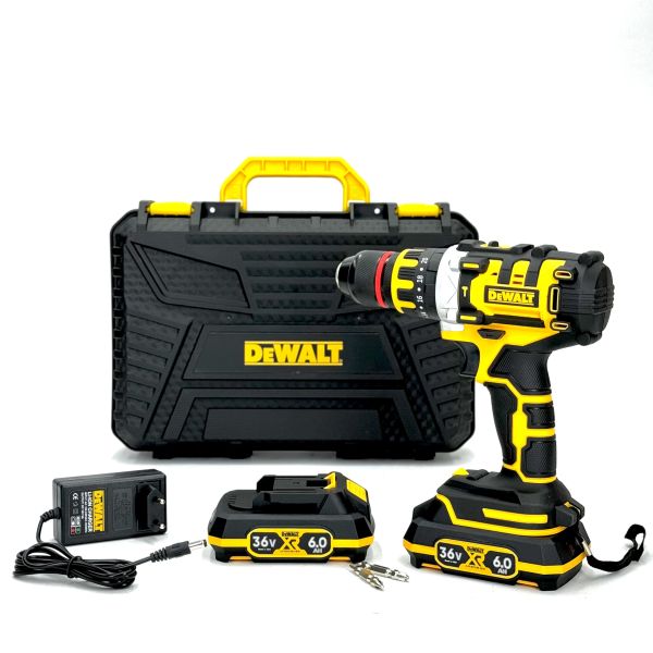 Акумуляторний ударний шуруповерт DeWalt DCD996P2 (36V, 6AH) Безщітковий шуруповерт Девольт з патроном 13 мм
