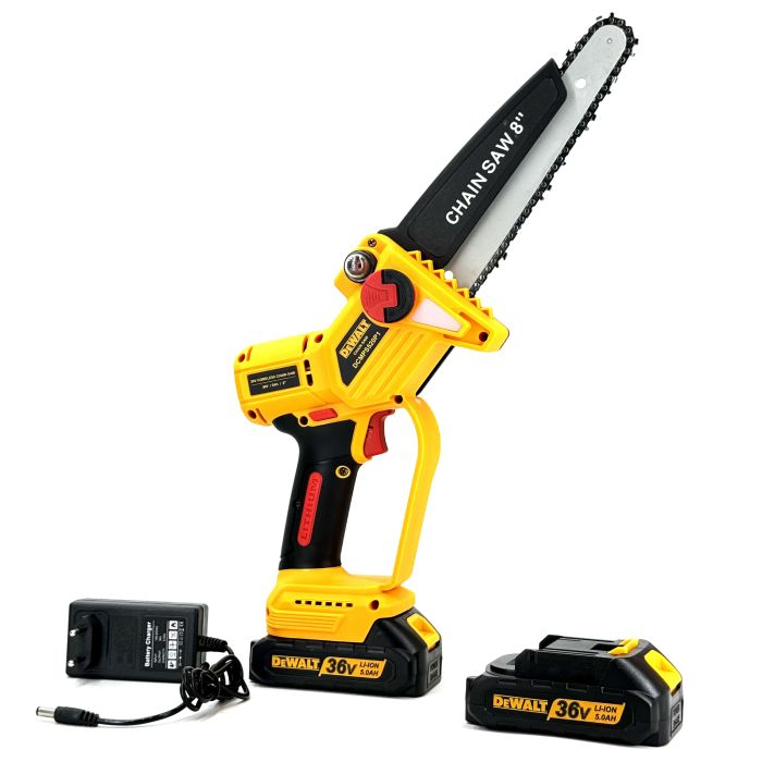 Безщіткова акумуляторна мініпила DeWalt DCMPS520P1 (36V,5AH) 20 см Пила девольт з автоматичним мастилом