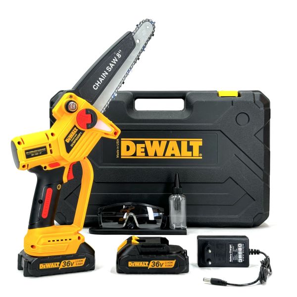 Безщіткова акумуляторна мініпила DeWalt DCMPS520P1 (36V,5AH) 20 см Пила девольт з автоматичним мастилом