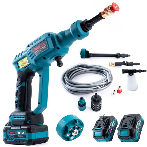 Акумуляторна безщіткова мийка Makita DXR-928 BLUE ( 36V, 40 БАР) Ручна автомийка Макіта з дисплеєм