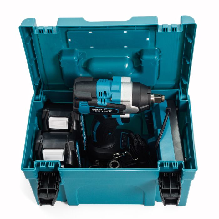 Безщітковий акумуляторний ударний гайковерт Makita TW005GM (48V, 6AH) Потужний гайковерт Макіта з насадками