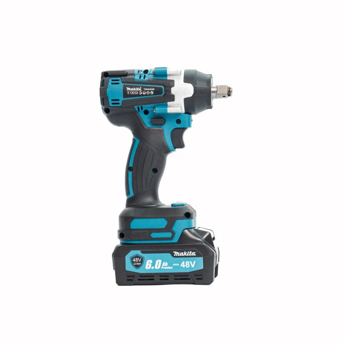 Безщітковий акумуляторний ударний гайковерт Makita TW005GM (48V, 6AH) Потужний гайковерт Макіта з насадками