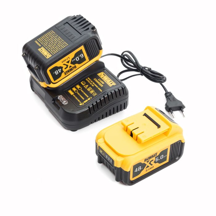 Безщітковий акумуляторний перфоратор DeWalt DCH133NT (48V, 6 AH) Трирежимний перфоратор Деволт з 2 АКБ