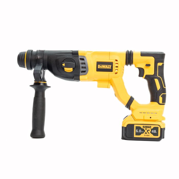 Безщітковий акумуляторний перфоратор DeWalt DCH133NT (48V, 6 AH) Трирежимний перфоратор Деволт з 2 АКБ