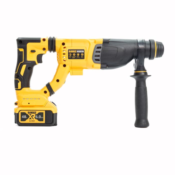 Безщітковий акумуляторний перфоратор DeWalt DCH133NT (48V, 6 AH) Трирежимний перфоратор Деволт з 2 АКБ
