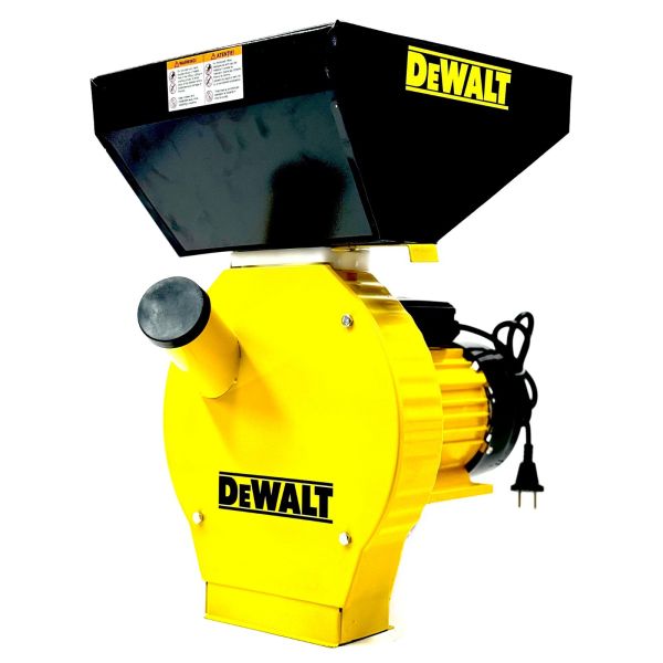 Зернодробилка DeWalt DWS 4300 (4.3 кВт, 280 кг/год). Кормоподрібнювач для зерна та качанів кукурудзи