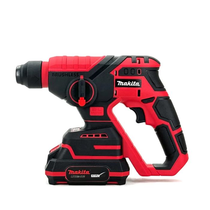 Акумуляторний перфоратор Makita 36V-Li Compact Red (36V, 6Ah) Безщітковий перфоратор Макіта з набором