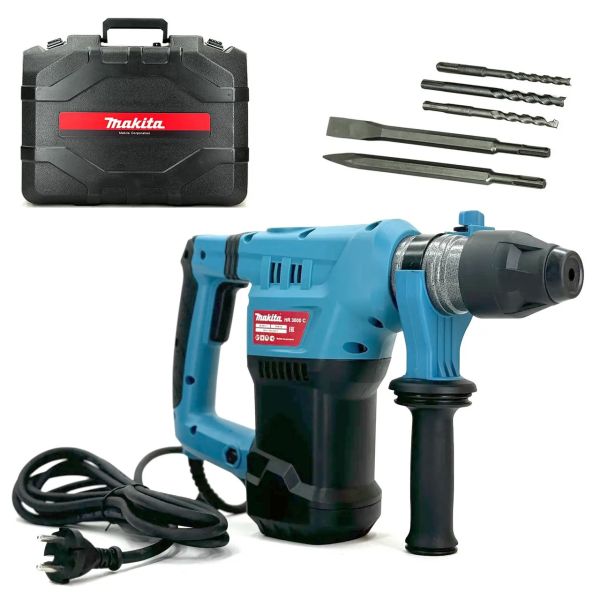 Перфоратор бочковий Makita HR 3000 C (1850 Вт 7,5 Дж) Потужний перфоратор Макіта з патроном sds-plus у кейсі