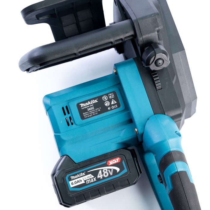 Акумуляторна пила Makita DUC360Z (48V, 6 Ah) Безщіткова пила Макіта із шиною 40 см і з безключовим натягуванням